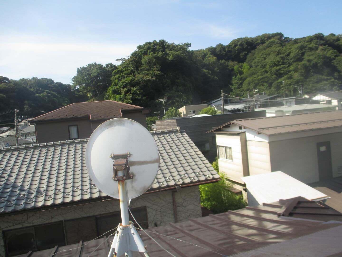 栄州ホームです！屋根の中塗りと上塗り完了しました(*^^*)