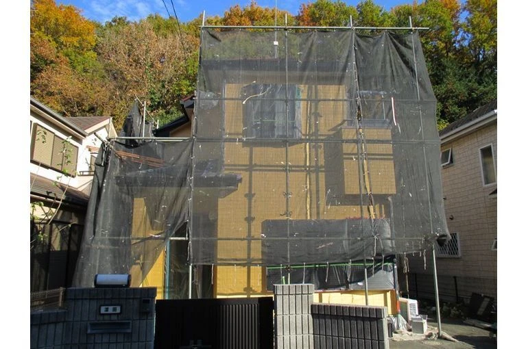 外壁塗装の上塗り