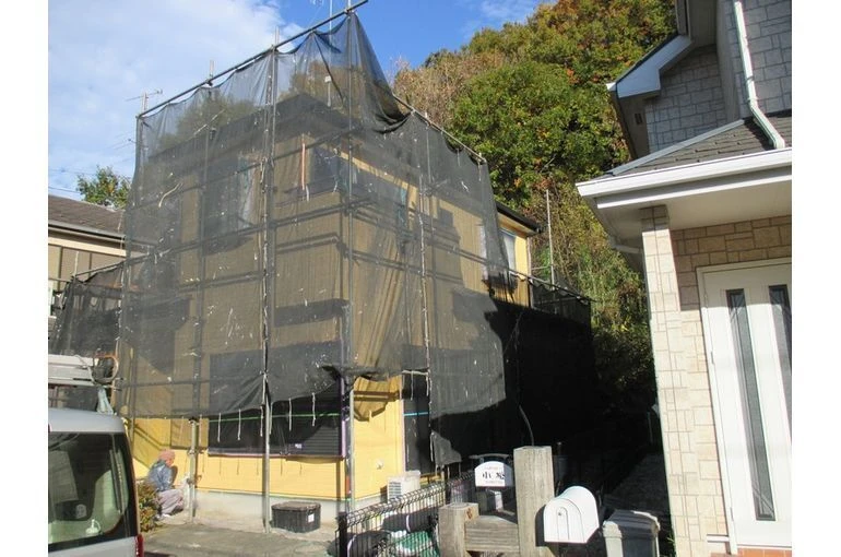外壁塗装の上塗り