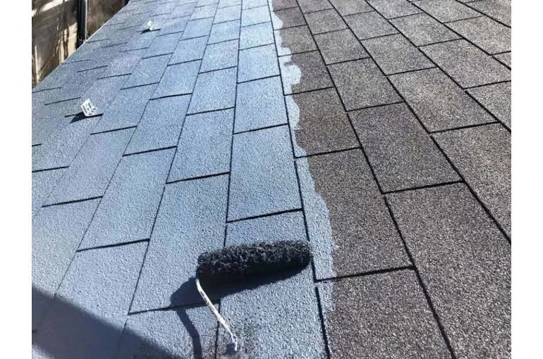 屋根の下塗り塗装